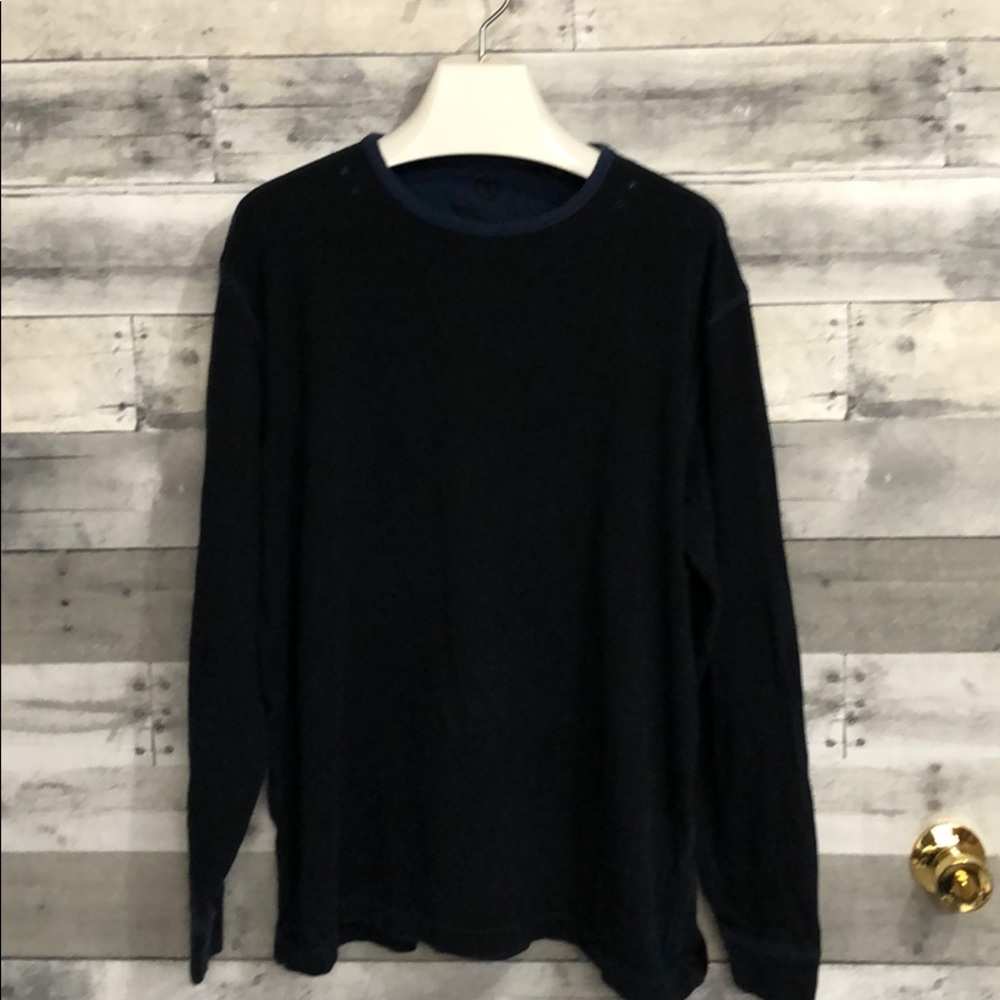 Bugatchi Uomo Navy Pullover Large - image 1